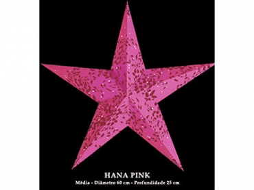 Candeeiro Estrela Starlightz Hanna Pink